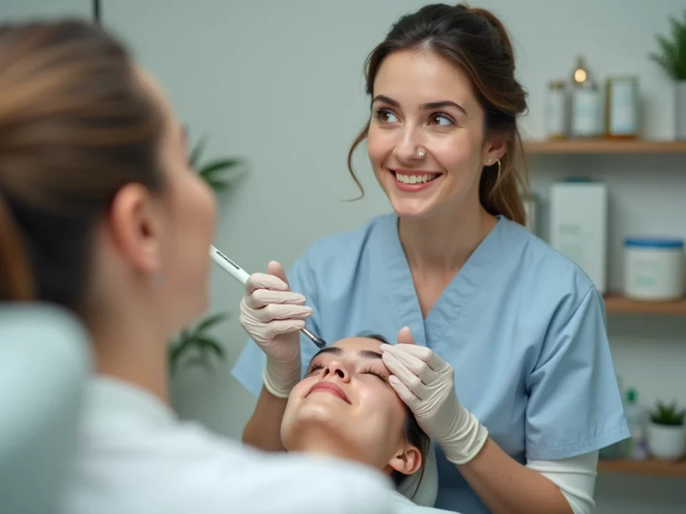 Dermatology Nurse offering chemical peels